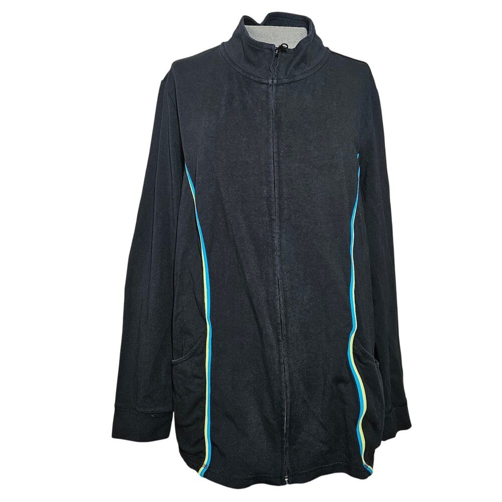 Athletic Full Zip Jacket Size 1X